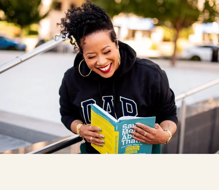 Books by Amber Cabral - featuring her book, Say More About That