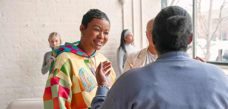 Candid from an Event with Amber
