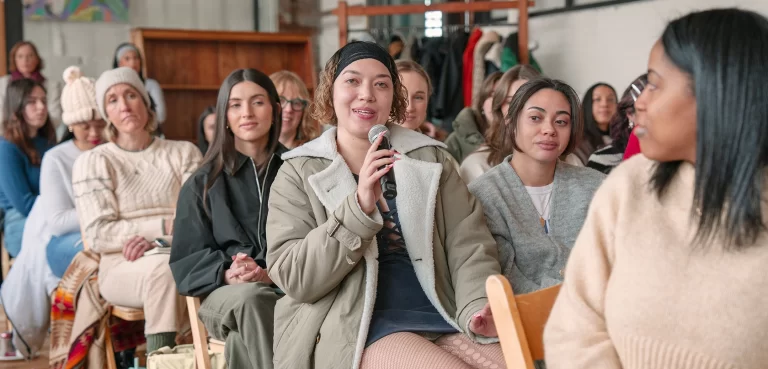 Candid from an Event with Amber