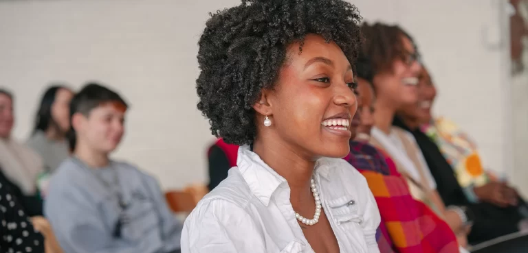 Candid from an Event with Amber