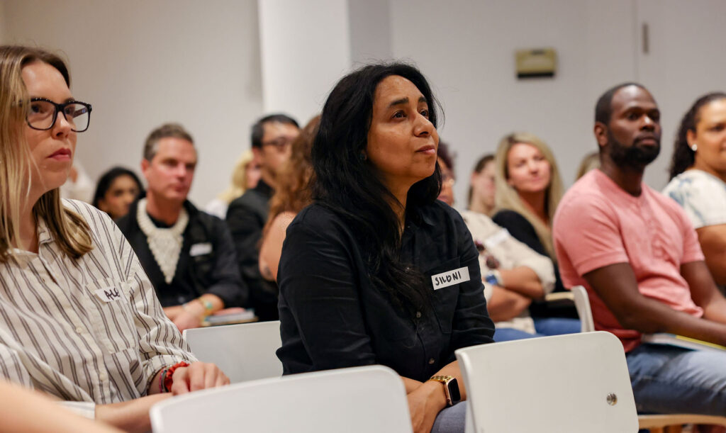 Audience of a Talk featuring Amber